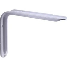 Resim Beşel Raf Altı L Ayak Beyaz L Raf Ayağı 8 x 10 Ölçü: 260 x 190 mm ( 2 Adet ) 