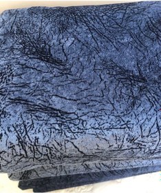 Resim Hilal Home Sabıre Kozmetık Lacivert Süngerli Koltuk Çekyat Örtüsü Damar Desenli Kaymaz Yıkınabılır 