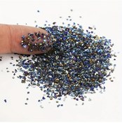 Resim Gateesat Solid Color Ab 0.8-1.5mm Süper Mini Sihirli Cam Mozaik Tırnak Sanatı Dekorasyon 