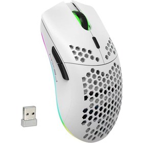 Resim Hxsj T66 2.4G Kablosuz RGB Oyuncu Mouse 