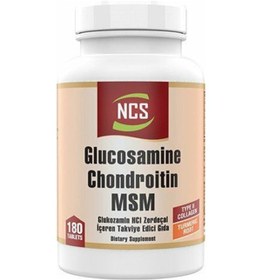 Resim Ncs Glucosamine Chondroitin Msm Collagen Zerdeçal 180 Tablet 