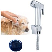Resim Sprey El Duşu Kedi Köpek Yıkama Tabancası Seti Ve Kedi Köpek Yıkama Tarağı 