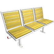 Resim PARKSAN AHŞAP 70650 - Metal Ayak Bank 150(l)x45(w)x80(h) 