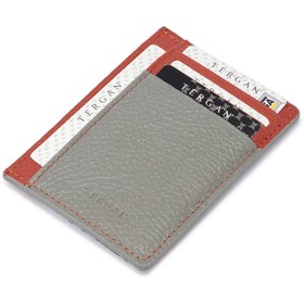 Resim Gri Deri Unisex Kredi Kartlık - S1KK00001676-V7F 