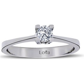Resim Lova F Renk 0,25 Karat Pırlanta Tektaş Yüzük - 1020021 