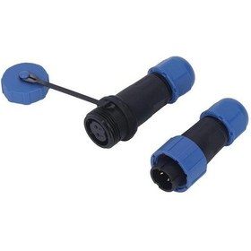 Resim Sd16 Su Geçirmez 2 Pin 16 Mm Konnektör Takımı-177253 