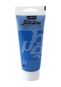 Resim Pebeo Studio Akrilik Boya 100 Ml Cerulean Blue 831/28 