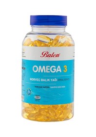 Resim Balen Omega 3 Norveç Balık Yağı Trigliserit 200 Kapsül 1380 MG 
