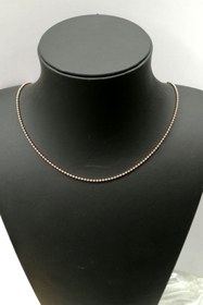 Resim Omar Silver Unisex Top Tırnak Makası 1,9 Mm Rose Gümüş Kolye Zincir Omr8005 