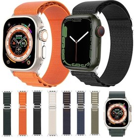 Resim iOS Uyumlu Watch Serisi 9 41mm Dux Ducis Gs Serisi Naylon Loop Watch Kayış 