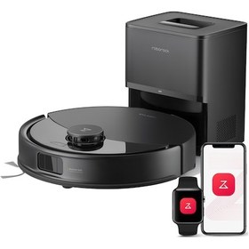 Resim Roborock Q8 Max Pro Plus Akıllı Robot Süpürge Siyah 