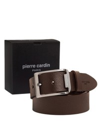Resim Pierre Cardin Deri Erkek Kemer En 4 Cm Pc-3100 Kahverengi 
