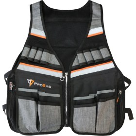 Resim Çok Cepli, Reflektörlü, Ayarlanabilir Çalışma Yeleği 