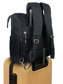 Resim Stylo Platinum (2 In 1) Anne Bebek Bakım Sırt Ve Omuz Çantası - Siyah - Siyah / Standart 