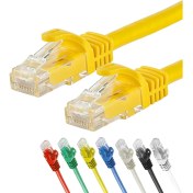 Resim IRENIS CAT7 Ethernet (Network, LAN) Kablosu, Sarı, 5 metre 