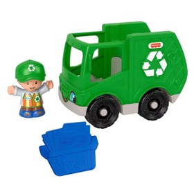 Resim Fisher Price Little People Araçlar Geri Dönüşüm Kamyonu GGT33-GMJ17 