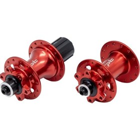 Resim Shimano Raptor Ön/arka Göbek Seti Qr+sokma Mil 8-11v 32d 6 Vida Kırmızı 220223 Siyah 