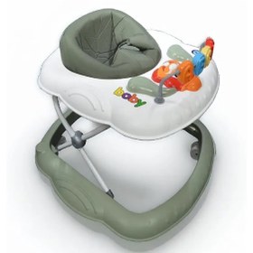 Resim Boby Müzikli Oyuncaklı Kademeli Yürüteç Çocuk Yürüteci Yeşil 