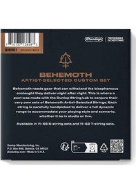 Resim Jim Dunlop Behn11627 Behemoth Eg-nkl 7 Telli Elektro Gitar Teli 11/62 