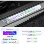 Resim Dancemonkey 4'lü Paket Ayna Kapı Eşiği Şeritleri - Lexus Beyaz Akrilik, Çizilmez Koruma 