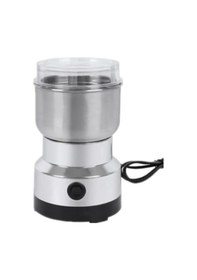 Resim Mini Elektrikli Kahve Öğütücü Ahşap - Gri 