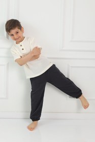 Resim Cuckoo Cotton Müslin Pantolon Çocuk Antrasit 
