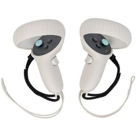 Resim Pazly Oculus Quest 2 Vr Aksesuarları İçin 1 Çift Silikon Denetleyici Koruması - Beyaz Gamepad Kolu Koruyucu Beyaz 