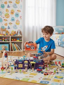 Resim Seher Oyuncak 197 Parça Çantalı Tren Seti - Standart / Standart 