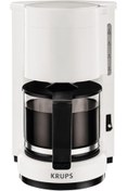 Resim Krups F1830110 Aroma Kahve Makinesi, 6 Fincan, Beyaz/Siyah 