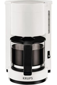 Resim Krups F1830110 Aroma Kahve Makinesi, 6 Fincan, Beyaz/Siyah 