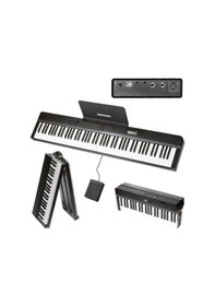 Resim Midex Plx-120bk-st Katlanır Taşınabilir Dijital Piyano Tuş Hassasiyetli Full Set 