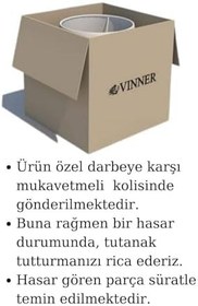 Resim vinner Balance Krom Kaplama Özel Tasarım Metal Abajur - Krom Şeritli Antrasit VNRKRMBLNC171053 