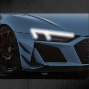 Resim Audi R8 V10 GT FINAL Araba Poster (Neon) 