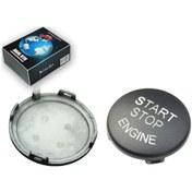 Resim Bmw 3 E90, X5 E70, X6 E71 Start Stop Engine Düğme Kapağı 
