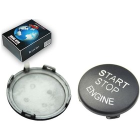 Resim Bmw 3 E90, X5 E70, X6 E71 Start Stop Engine Düğme Kapağı 
