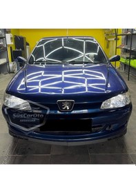 Resim Peugeot 306 1993-2002 Uyumlu Üniversal Laguna Lip Esnek Ön Lip 2 Parça Tampon Altı Dil Karlık Ön Ek 00 Şüscaroto Aksesuar 