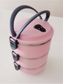 Resim Kitchen Store freshbox 3 Katlı Sızdırmaz Yemek Termosu Sefer Tası Saklama Kabı 