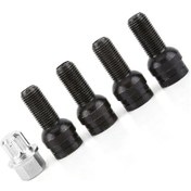 Resim Lemestar M14 1.5 Çelik Araba Lastik Anti Hırsızlık Somun Seti Anahtarlı - Volkswagen, Audi Uyumlu, Dayanıklı Ve Korozyona Dayanıklı 