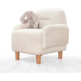 Resim Lorence Home Cobie Teddy Çocuk Koltuğu - Beyaz 