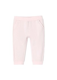 Resim Toz Pembe Kız Bebek Polar Eşofman Altı 
