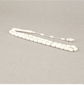 Resim Deve Kemiği Fıçı Kesim 6.5x10mm Tesbih Krem 