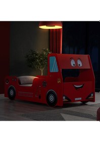 Resim Arabalı Yatak, Fireman Arabalı Yatak Karyolası 