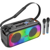 Resim Hoco Bs54 Party Çift Mikrofonlu Bluetooth Rgb Kablosuz Hoparlör - 