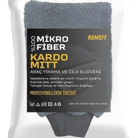 Resim Lidyahan Store Mikrofiber Oto Yıkama Eldiveni ve Araç Pasta Cila Eldiveni - Çizmez Araba Köpükleme ve Yıkama Eldiveni - Yumuşak Dokulu Çift Taraflı Araba Temizlik Eldiveni 