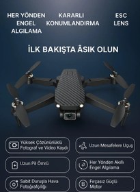 Resim Morissua U2 Pros 480p FPV Drone – Kaçınma Sensörlü, Fırçasız Motorlu, Uzun Menzil 480p Çekim! 