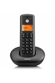 Resim Motorola E201 Handsfree Dect Telsiz Telefon Siyah 