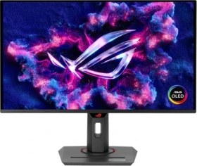 Resim ASUS ROG Strix OLED XG27ACDNG 26.5 inç 360Hz 0.03ms 2K QHD Adaptive Sync QD-OLED Pivot Gaming Monitör 