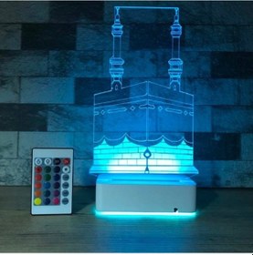 Resim Özel Tasarım Mekke Masaüstü 3D Led Lamba 