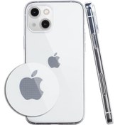 Resim Happycase iPhone 13 Mini Kılıf Lüx Şeffaf Silikon 
