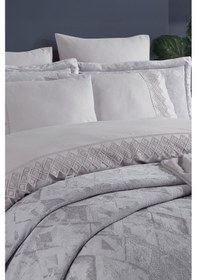 Resim Elart Çeyiz Paketi Vanetta 10 Parça Gri Gri 